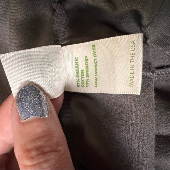 Soul Flower Gray Cropped Tie Leggings Size Small - Picture 8 of 9